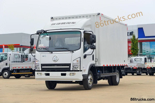 SHACMAN Commercial Vehicle Delong G1 Standard Load Edition 143 hp 4X2(6 wheels) 4.2m Single Row Van Light Truck Exterior (3) | 86Trucks