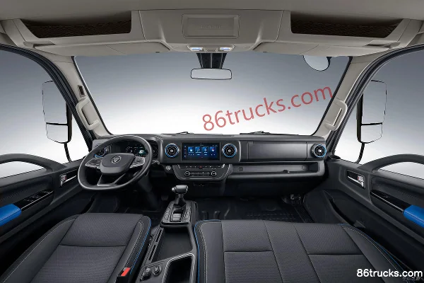 Foton Aumark S1 Series Smart Edition 158 ch 4X2(6 roues) 4,14 m camion fourgon cabine simple avec boîte automatique AMT (China VI) (2) | 86T