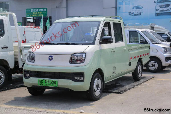 Foton Xiangling Q 3T 2.5m double row electric flatbed micro truck 41.86kWh 4X2(6 wheels) Exterior (3) | 86Trucks