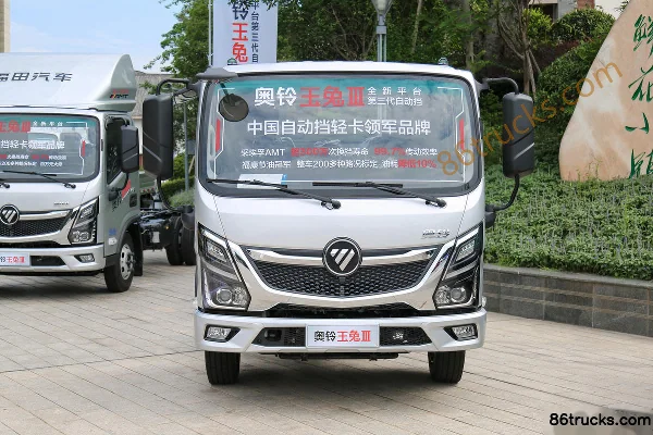 Foton Yutu III 158hp 4X2(6 wheels) 4.17m AMT Automatic Single Row Flatbed Light-Duty Truck Exterior (3) | 86Trucks