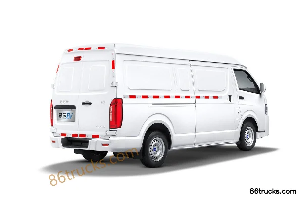 SRM Xinyuan Haoyun Entrepreneurial 3.5T 5.455m pure electric enclosed cargo truck 53.58kWh Extérieur (3) | 86Trucks