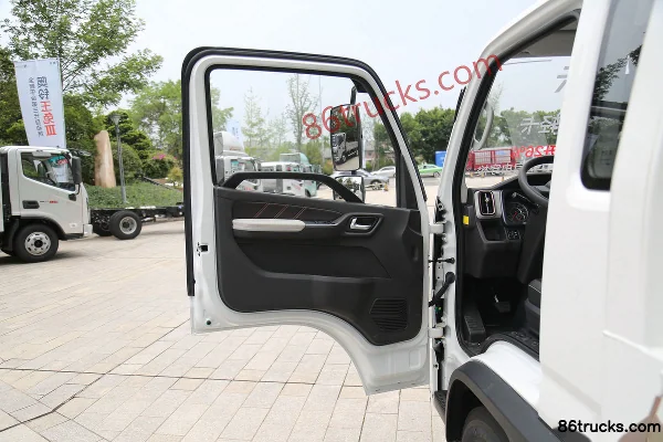 Foton Ollin M Card 132hp 4X2(6 roues) 3.39m half-row flatbed small truck (air brake) Cabine (1) | 86Trucks