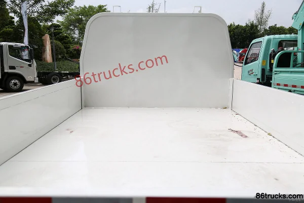Foton Ollin M Card 132hp 4X2(6 roues) 3.39m half-row flatbed small truck (air brake) Carrosserie (2) | 86Trucks