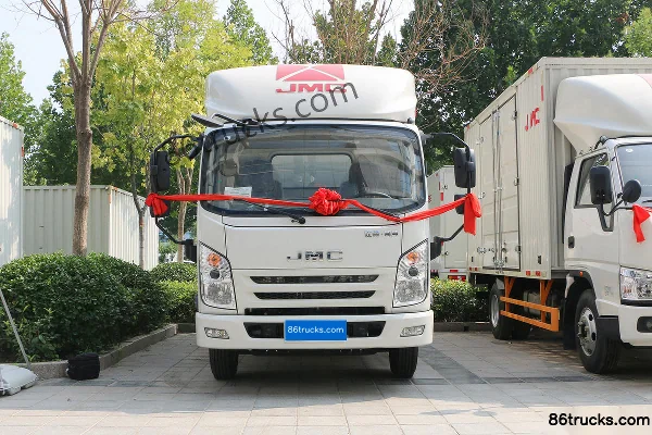 JMC Kaiwei Medium Body 143hp 4X2(6 wheels) 4.2m Single Row Van Light Truck (China VI)(Air Brake) Exterior (2) | 86Trucks