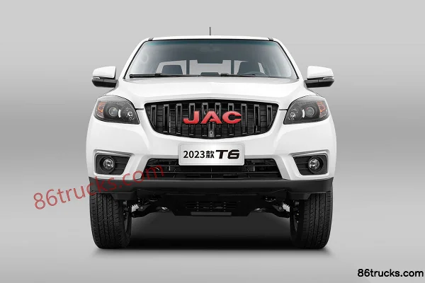 JAC T6 2023 Model Engineering Deluxe 2.0T diesel 150 hp 4WD long wheelbase double-row pickup truck (China VI) Exterior (2) | 86Trucks
