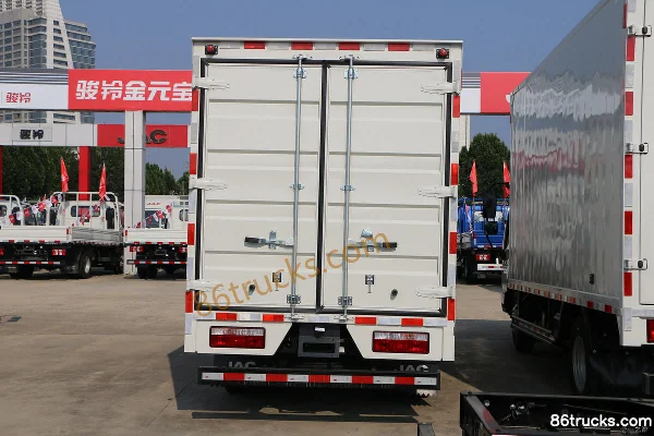 JAC Junling V3 82 hp 4X2(6 wheels) 3.3m single row box truck Body (3) | 86Trucks