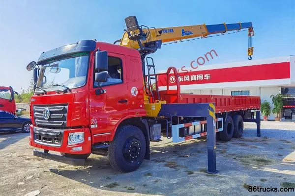 Dongfeng F5 270hp 6X4(10 wheels) 8.5m Truck-mounted Crane Exterior (3) | 86Trucks