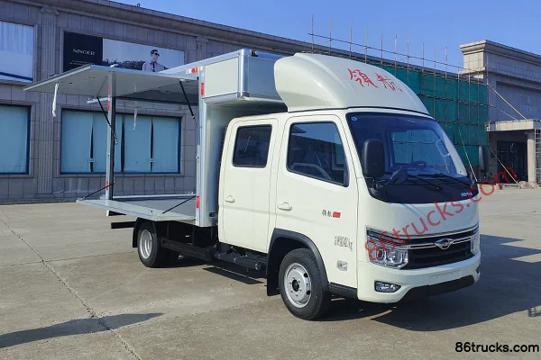 Foton Times Pilot S1 120hp 4X2(6 wheels) 3.15m Double Row Wing Opening Box Light Truck (WLY 5-speed) Exterior (2) | 86Trucks