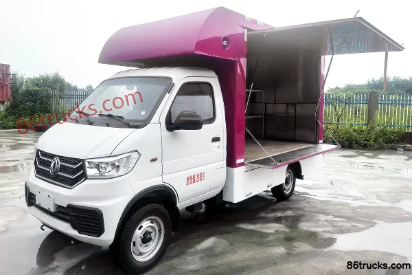 Dongfeng Xiaobawang W08 1,6 L 123 ch 4X2(6 roues) essence 2,9 m simple cabine camion de vente (pneu simple arrière) Extérieur (3) | 86Trucks