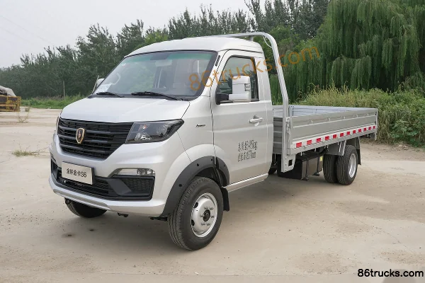 Jinbei Jinka S6 1,6 L 123 ch 4X2(6 roues) essence camion plateau à ridelles monoplace 3,7 m (China VI) Extérieur (3) | 86Trucks