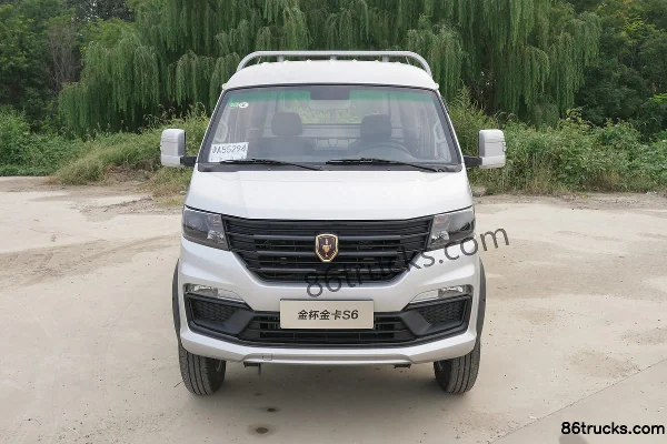 Jinbei Jinka S6 1,6 L 123 ch 4X2(6 roues) essence camion plateau à ridelles monoplace 3,7 m (China VI) Extérieur (2) | 86Trucks