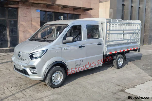 Kama Junhang EV1 3.2T 2.55m double-row pure electric stake micro truck 38.016kWh 4X2(6 wheels) Exterior