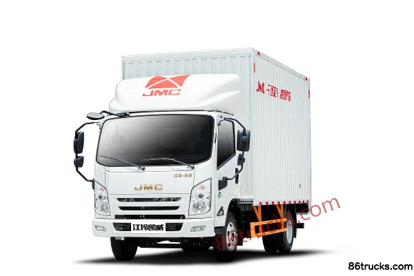 JMC Kaiwei Blue Whale 160 ch 4X2(6 roues) 4,2 m camion léger fourgon à cabine simple Extérieur (2) | 86Trucks