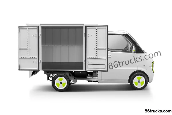 Dali Niumowang D02 Standard 0.945T 1.84m Single Row Pure Electric Van Mini Truck 9.98kWh 4X2(6 wheels) Cab (1) | 86Trucks