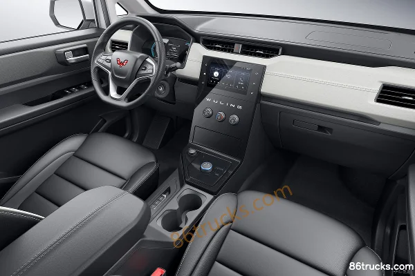 Wuling Zhengcheng Comfort 2.7T 2-Seat 5.15m Electric Panel Van 57kWh Cab (2) | 86Trucks
