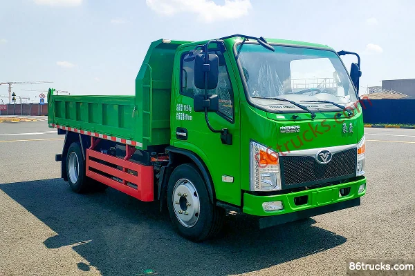 Sinotruk HOWO MAN H3 Pioneer 12T 4X2(6 wheels) 3.5m Electric Dump Truck 98kWh Exterior