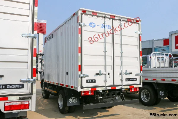 FAW Jiefang Tiger VR 140 hp 4X2(6 wheels) 3.65m Single Row Van Light Truck Body (1) | 86Trucks