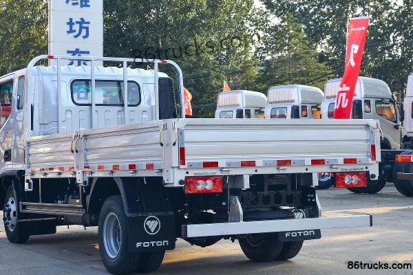 Foton Aumark S1 Smart Edition 160hp 4X2(6 wheels) 3.83m Semi-row Panel Light Truck Body (2) | 86Trucks