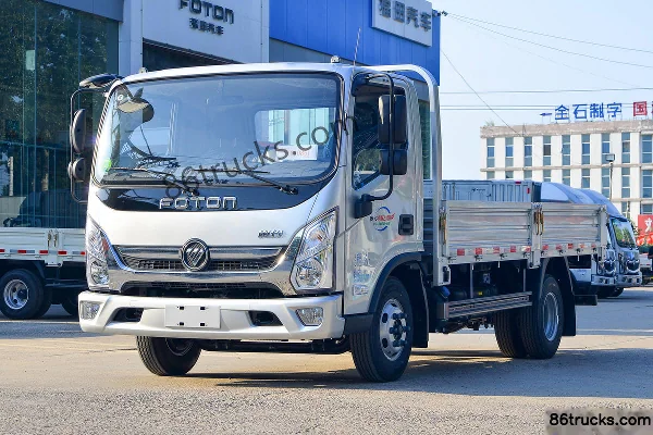 Foton Ollin New Jiyun Youth Flying Edition 151 hp 4X2(6 wheels) 4.17 m Single Row Flatbed Light Truck (WLY 8-speed) Exterior (3) | 86Trucks
