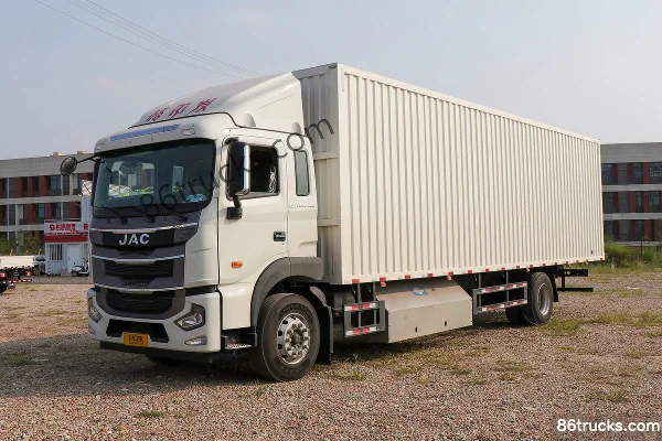 JAC Gallop A5W III 290 ch 4X2(6 roues) 9,6 m camion porteur frigorifique LNG (China VI) Extérieur (3) | 86Trucks