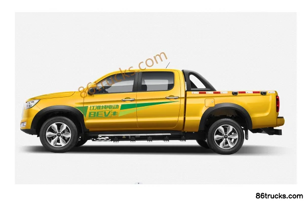 JAC T8EV Elite 2WD Double Row Pure Electric Work Pickup 65.3kWh Exterior (2) | 86Trucks