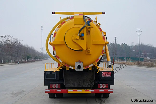 Dongfeng Liuqi Chenglong L2 170 hp 4X2(6 wheels) Cleaning and Suction Truck (China VI) (Kailifeng) Exterior (2) | 86Trucks