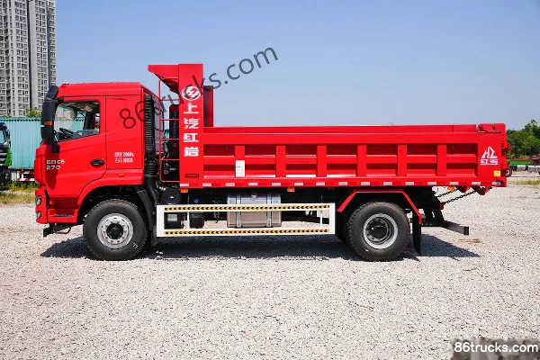 SAIC Hongyan Jiebao heavy-duty truck composite version 280 hp 4X2(6 wheels) 4m dump truck Exterior (3) | 86Trucks