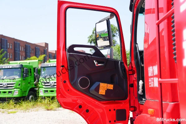 SAIC Hongyan Jiebao heavy-duty truck composite version 280 hp 4X2(6 wheels) 4m dump truck Cab (1) | 86Trucks