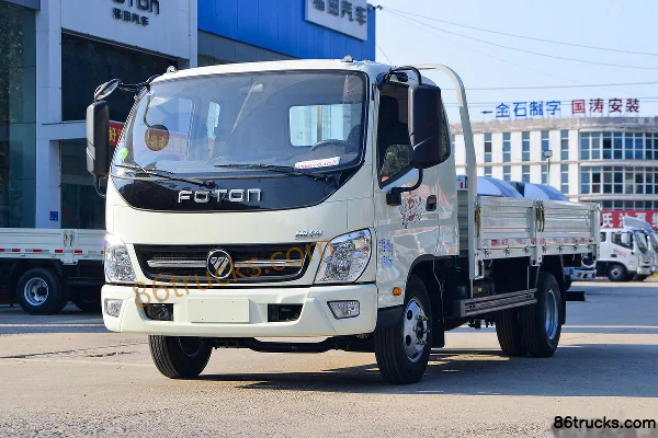 Foton Aoling Jieyun Youth Invincible High-End Edition 146 hp 4X2(6 wheels) 3.83m semi-panel flatbed light truck Exterior (3) | 86Trucks
