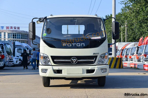 Foton Aoling Jieyun Youth Invincible High-End Edition 146 hp 4X2(6 wheels) 3.83m semi-panel flatbed light truck Exterior (2) | 86Trucks