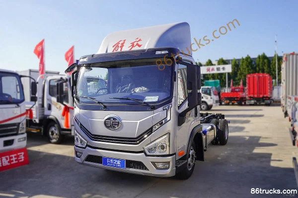 FAW Jiefang Tiger 6G Wide Body 160 hp 4X2(6 wheels) 4.2m AMT Automatic Single Row Flatbed Light Truck (China VI) Exterior (3) | 86Trucks