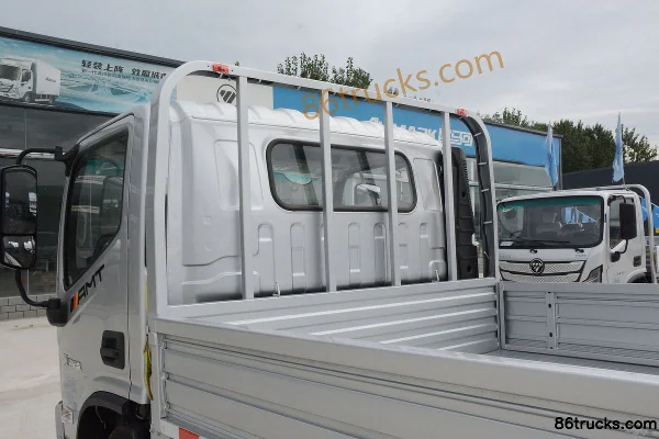 Foton Aumark S1 Changying Edition 158hp 4X2(6 wheels) 4.17m AMT Automatic Single Row Flatbed Light Truck Body (1) | 86Trucks