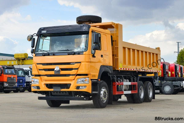 Sinotruk HOWO V7 Heavy Truck 400hp 6X4(10 wheels) 6m Dump Truck (Engineering Yellow) Exterior (3) | 86Trucks
