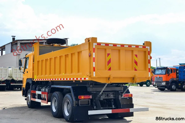 Sinotruk HOWO V7 Heavy Truck 400hp 6X4(10 wheels) 6m Dump Truck (Engineering Yellow) Body (3) | 86Trucks