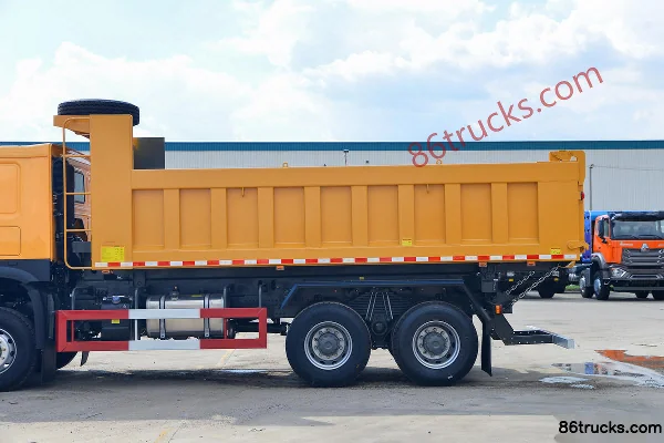 Sinotruk HOWO V7 Heavy Truck 400hp 6X4(10 wheels) 6m Dump Truck (Engineering Yellow) Body (2) | 86Trucks