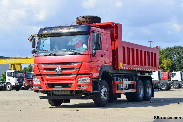 Sinotruk HOWO V7 Heavy Truck 400 hp 6X4(10 wheels) 5.8m Dump Truck Exterior (3) | 86Trucks