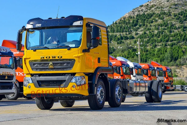 Sinotruk HOWO TX 290 ch 6X2(8 roues) 9,6 m camion porteur à ridelles (China VI) Extérieur (3) | 86Trucks