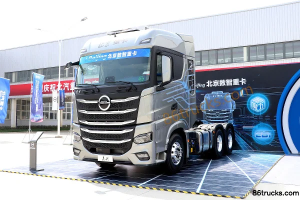 Beijing Trucks Renaissance Tech Smart Edition 580hp 6X4(10 wheels) AMT Automatic Tractor Truck Exterior (3) | 86Trucks