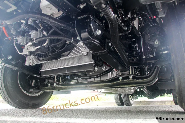 JAC Shuailing HS7 single-row hybrid flatbed light truck 4X2(6 wheels) Chassis (3) | 86Trucks