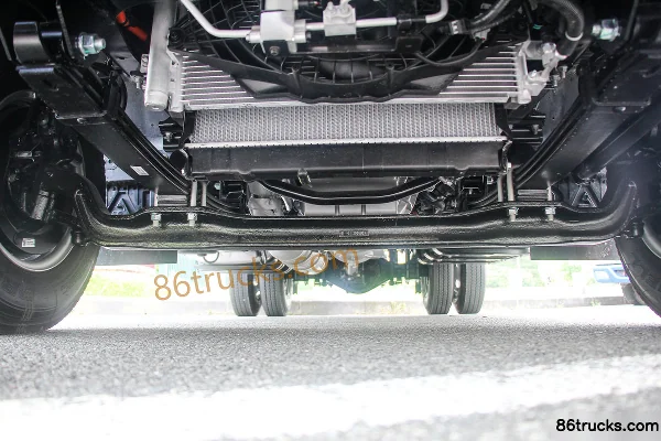 JAC Shuailing HS7 single-row hybrid flatbed light truck 4X2(6 wheels) Chassis (1) | 86Trucks