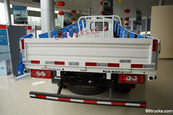 Foton Aumark 1 Series Engineering Edition 131hp 4X2(6 wheels) 3.22m Double Row Flatbed Light Truck (China VI) Body (3) | 86Trucks