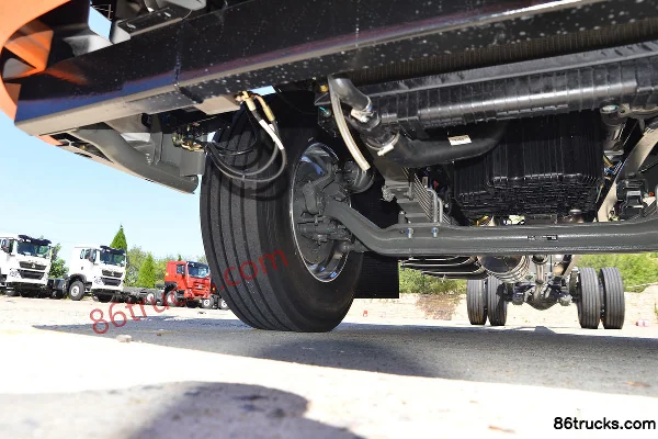 Sinotruk HOWO TX7 290 ch 4X2(6 roues) 9,45 m camion frigorifique Châssis (2) | 86Trucks