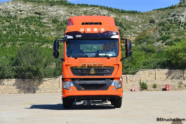 Sinotruk HOWO TX Heavy Truck High-end Version 320 hp 6X2(8 wheels) 9.52m Van Cargo Truck Exterior (2) | 86Trucks