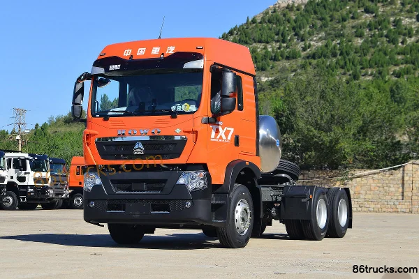 Sinotruk HOWO TX7 Heavy Truck 480 hp 6X4(10 wheels) LNG Tractor Truck Exterior (3) | 86Trucks