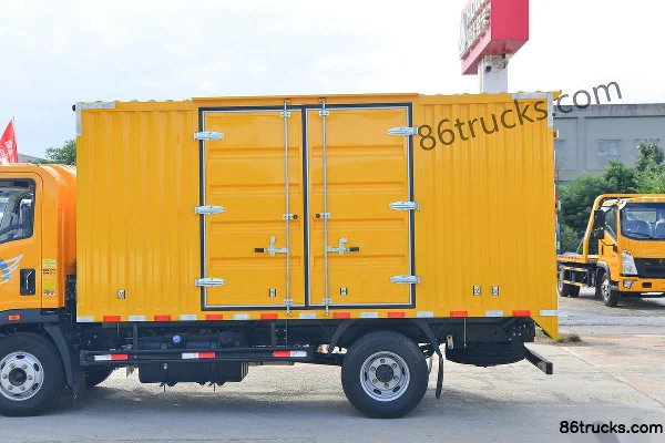 Sinotruk HOWO Hanjiang H 140hp 4X2(6 wheels) 4.15m Single Row Box Light Truck Body (2) | 86Trucks