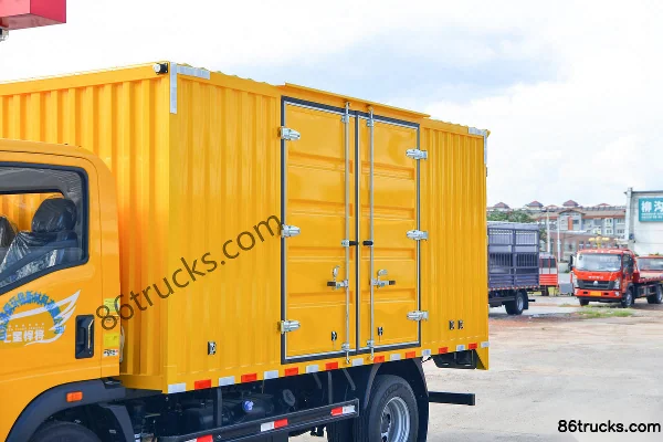 Sinotruk HOWO Hanjiang H 140hp 4X2(6 wheels) 4.15m Single Row Box Light Truck Body (1) | 86Trucks
