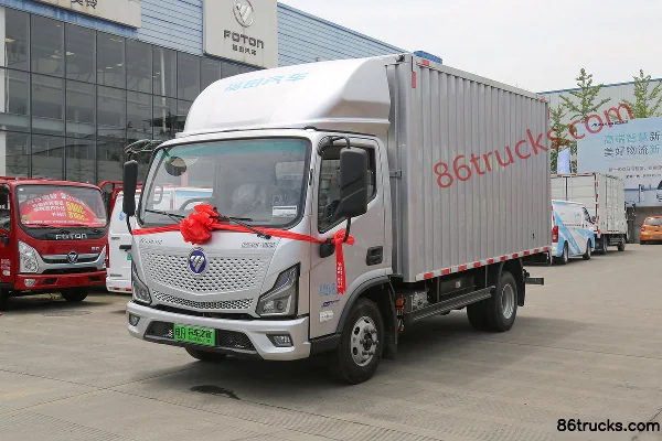 Auman Auman Zhilan HS 4.5T 4.14m single-row plug-in hybrid box truck 14.016kWh 4X2(6 wheels) Exterior (3) | 86Trucks