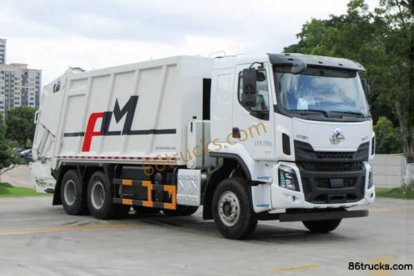 Dongfeng Liuqi Chenglong H5 270 hp 6X4(10 wheels) compression refuse truck (Fulong Continental) Exterior