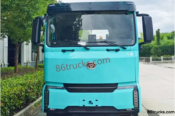 Sanhuan Shitong Haolong Xiaoman 6X4(10 wheels) Battery Electric Tractor Truck 350.21kWh Exterior
