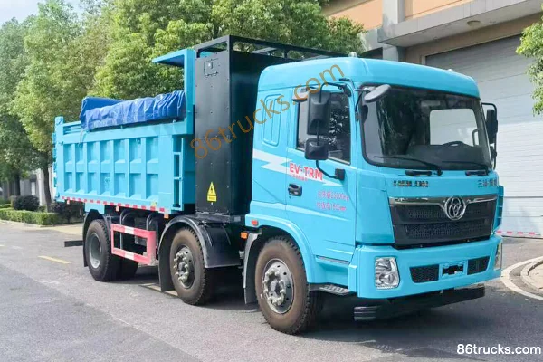 Sanhuan Shitong Haolong 6X2(8 wheels) 5m Battery Swap Electric Dump Truck 281.9kWh Exterior